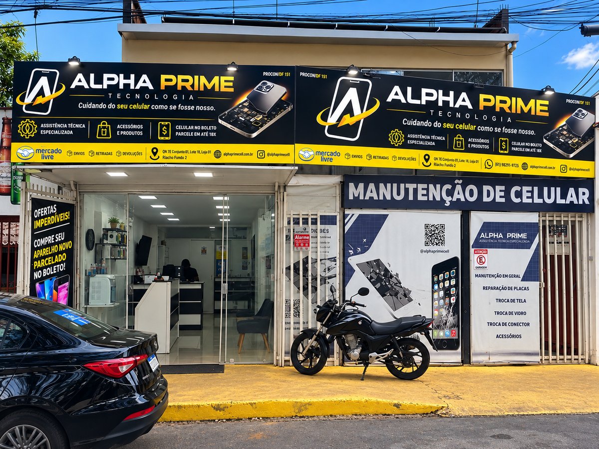 Fachada da Alpha Prime — Riacho Fundo 2, Brasília